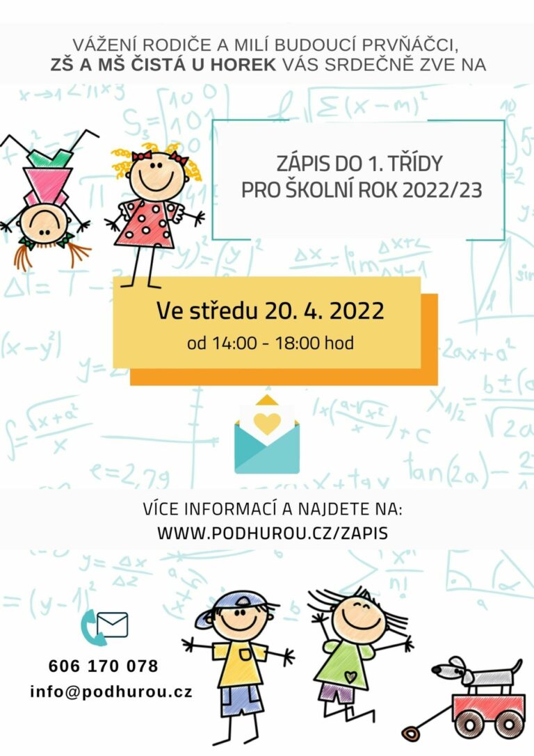 Vyhlášení zápisu do 1. ročníku ZŠ 2022/2023