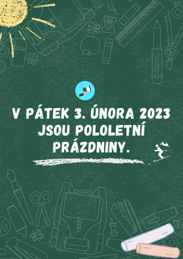 Pololetní vysvědčení a prázdniny
